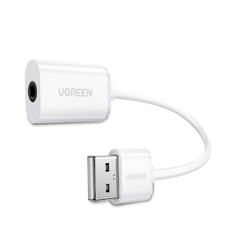 کابل تبدیل USB به جک 3.5 میلی متری صدا یوگرین مدل US206-30712 