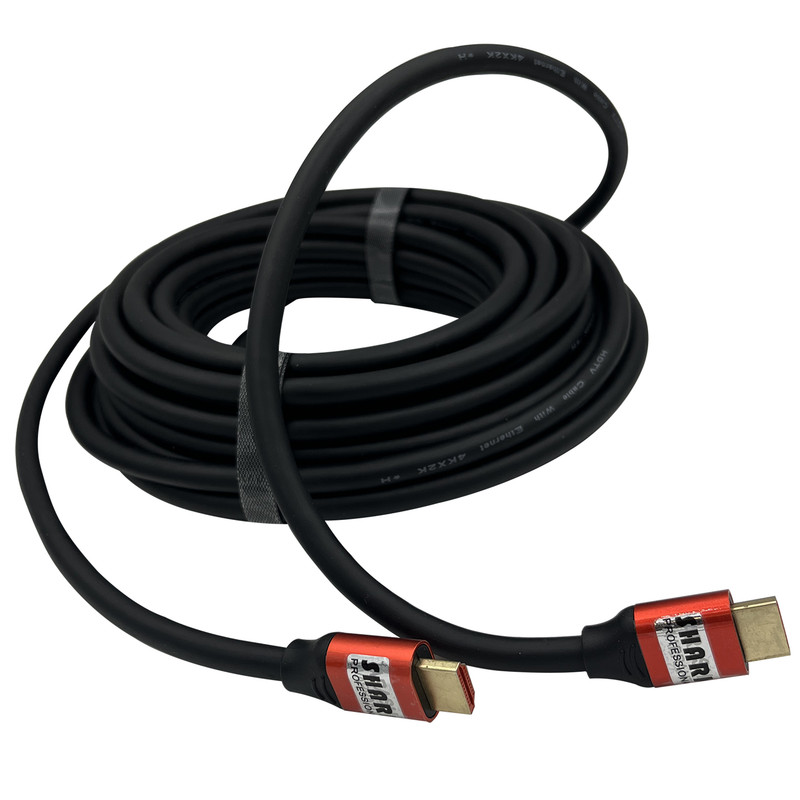 کابل HDMI شارک مدل HIGH SPEED-4K طول 15 متر