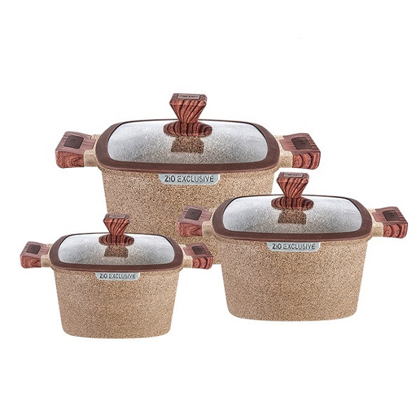 سرویس قابلمه 6 پارچه زیو مدل Z-8350-26