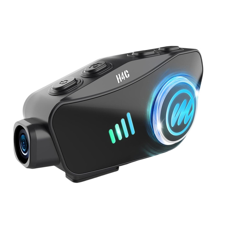 هدست کلاه کاسکت مومان مدل H4C به همراه دوربین