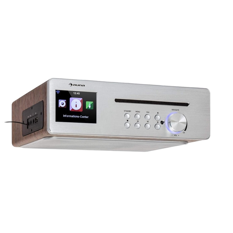 رادیو اسپیکر FM آئونا مدل Silver Star Chef دارای پورت USB