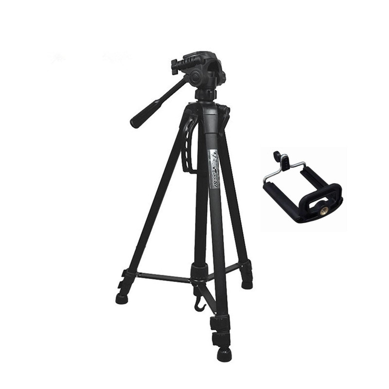 سه پایه دوربین ویفنگ مدل WT-3540 به همراه گیره نگهدارنده موبایل