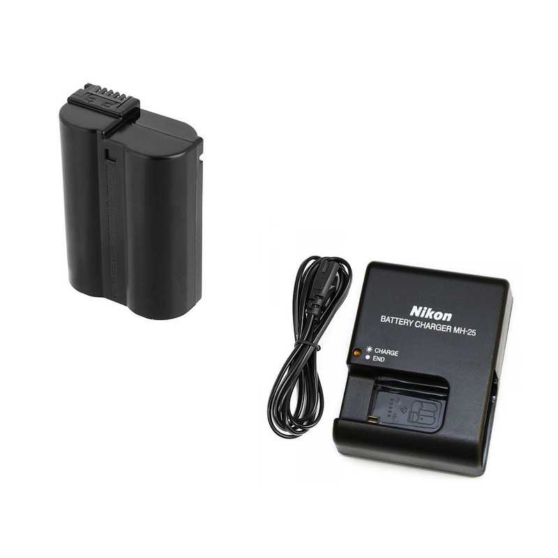 شارژر باتری دوربین مدل MH-25 به همراه باتری