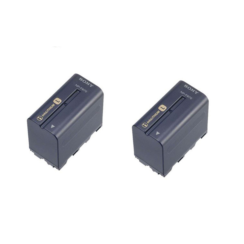 باتری دوربین سونی مدل 2NP-F970/B کد 196 مجموعه 2 عددی