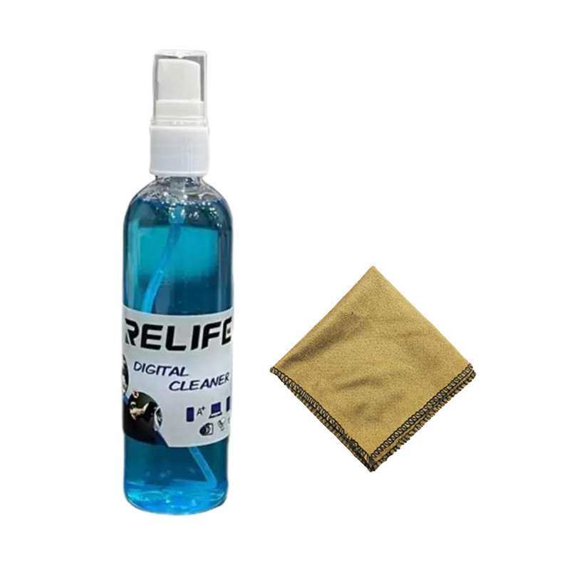 اسپری تمیز کننده ریلایف مدل 02 به همراه دستمال