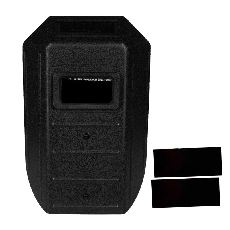 ماسک جوشکاری مدل D001 به همراه 2 عدد شیشه جوشکاری