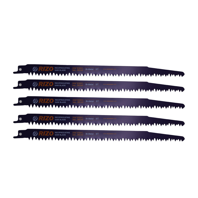 تیغه اره افقی بر ریزو مدل YP-300MM/S1531L مجموعه 5 عددی 