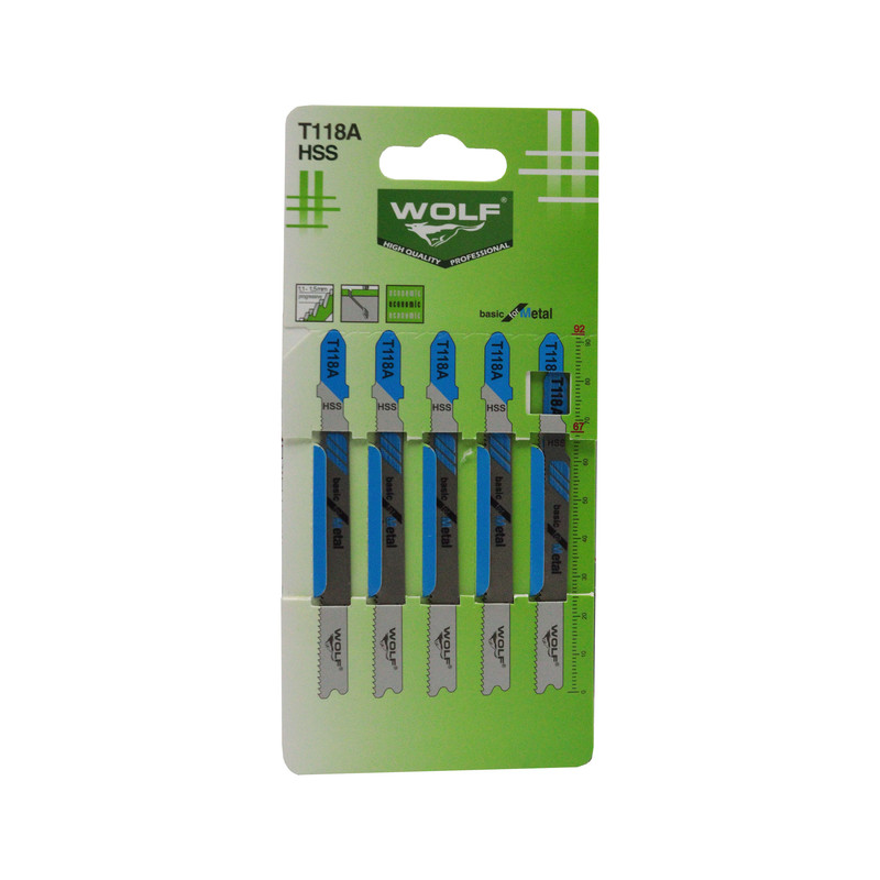 تیغه اره عمودبر ولف مدل YPK-METAL-T118A مجموعه 5 عددی 