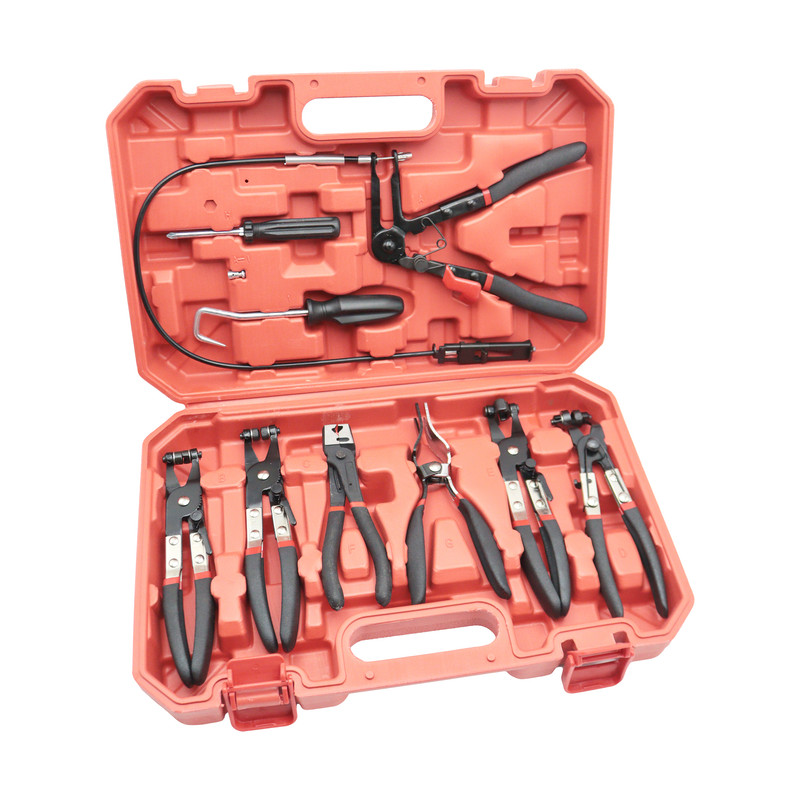 انبر بست شلنگ تاپکس مدل YP-09 مجموعه 9 عددی 