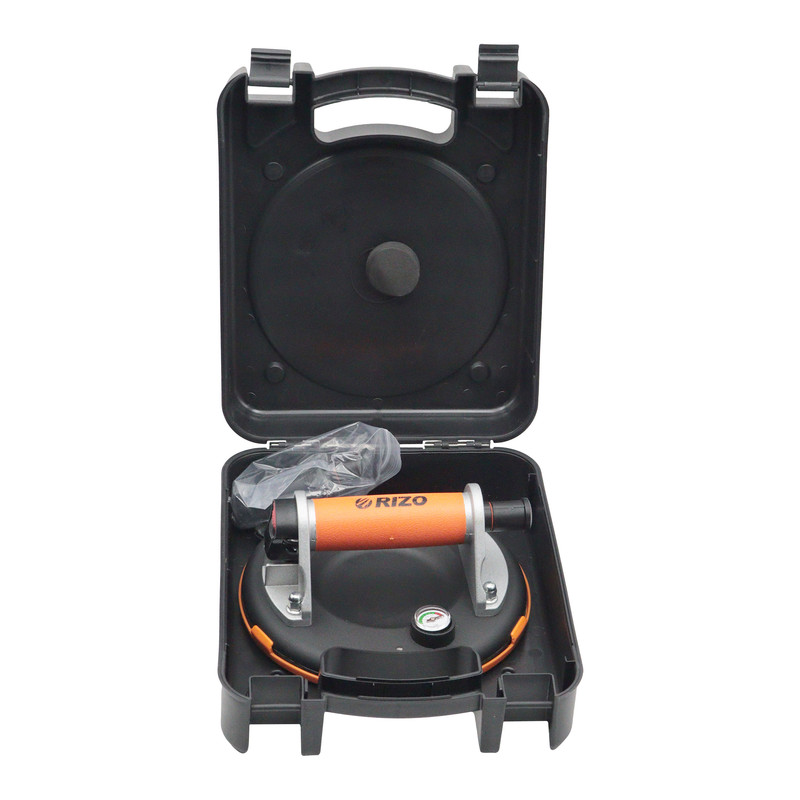 قاپک شیشه  ریزو مدل پمپی گییج دار فلزی کد YP-FELEZ-SC200-8INCH