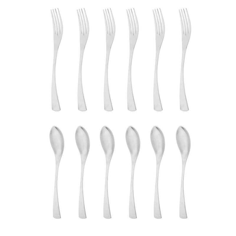 سرویس قاشق و چنگال 12 پارچه نیکولمن مدل ناپولی