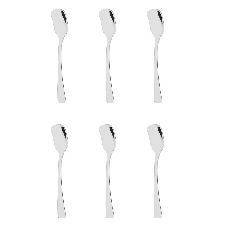 قاشق بستنی خوری نیکولمن مدل ناپولی مجموعه 6 عددی