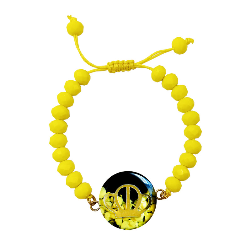 دستبند سنگی زنانه آلتین هنر بزازیان مدل روکش طلا تاج