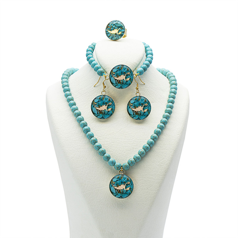 ست زیورآلات زنانه آلتین هنر مدل ماه آبان