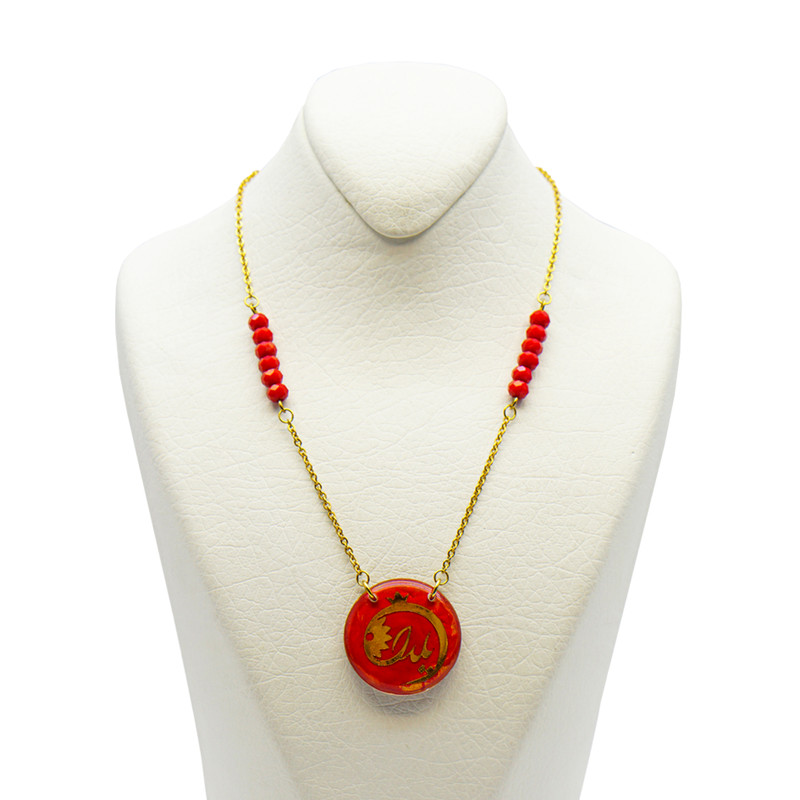 گردنبند زنانه آلتین هنر بزازیان مدل یلدا