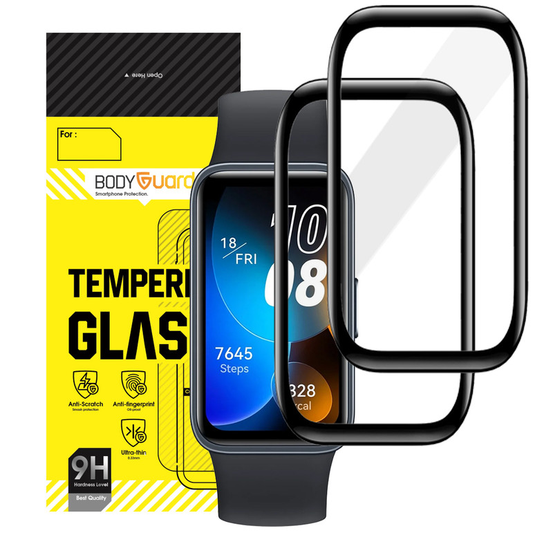 محافظ صفحه نمایش بادیگارد مدل PMMA مناسب برای ساعت هوشمند هوآوی Band 8 بسته 2 عددی