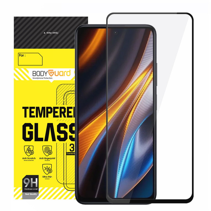 محافظ صفحه نمایش بادیگارد مدل FX مناسب برای گوشی موبایل شیائومی Poco X4 GT