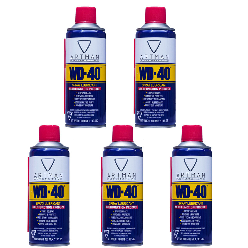 اسپری روان کننده آرتمن مدل wd-40 حجم 400 میلی لیتر بسته 5 عددی