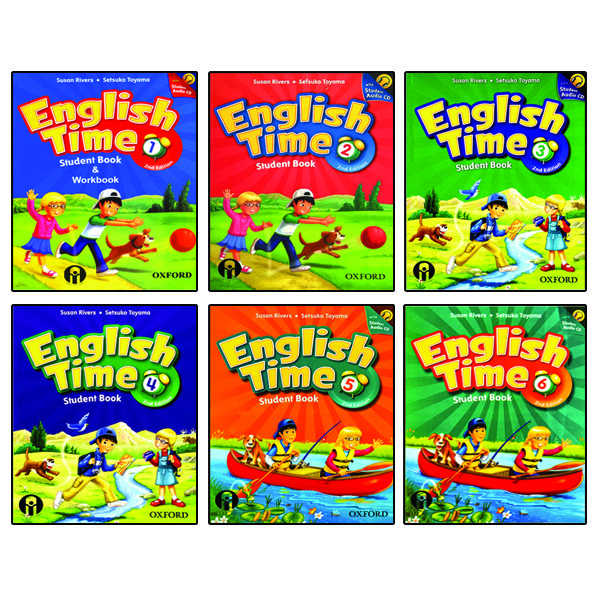کتاب English Time اثر Susan Rivers And Setsuko Toyama انتشارات الوندپویان شش جلدی