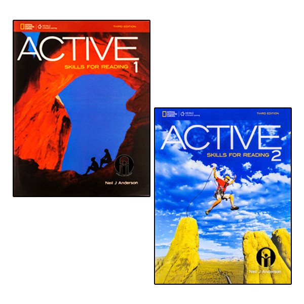کتاب Active Skills For Reading اثر Neil J Anderson انتشارات الوندپویان 2 جلدی