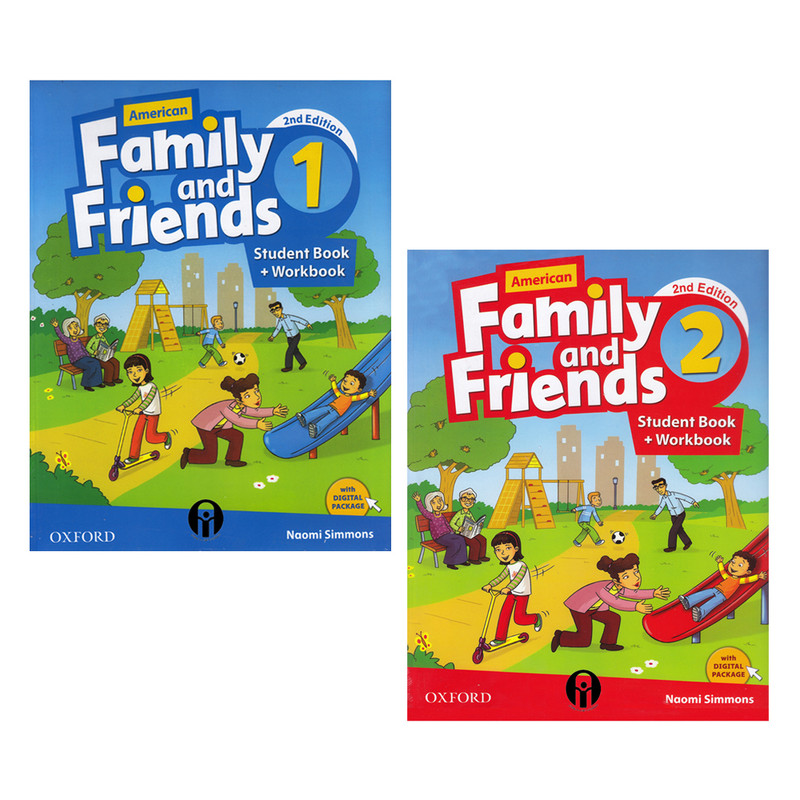 کتاب Family And Friends Second Edition اثر Naomi Simmons انتشارات الوندپویان جلد 1 و 2