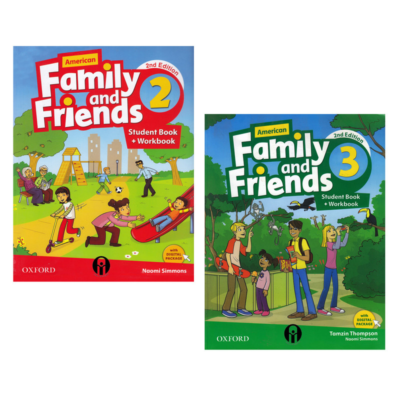 کتاب Family And Friends Second Edition اثر Tamzin Thompson And Naomi Simmons انتشارات الوندپویان جلد 2 و 3