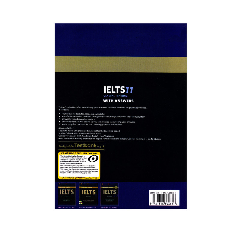 کتاب IELTS General Training Cambridge اثر جمعی از نویسندگان انتشارات الوندپویان جلد 11 تا 15