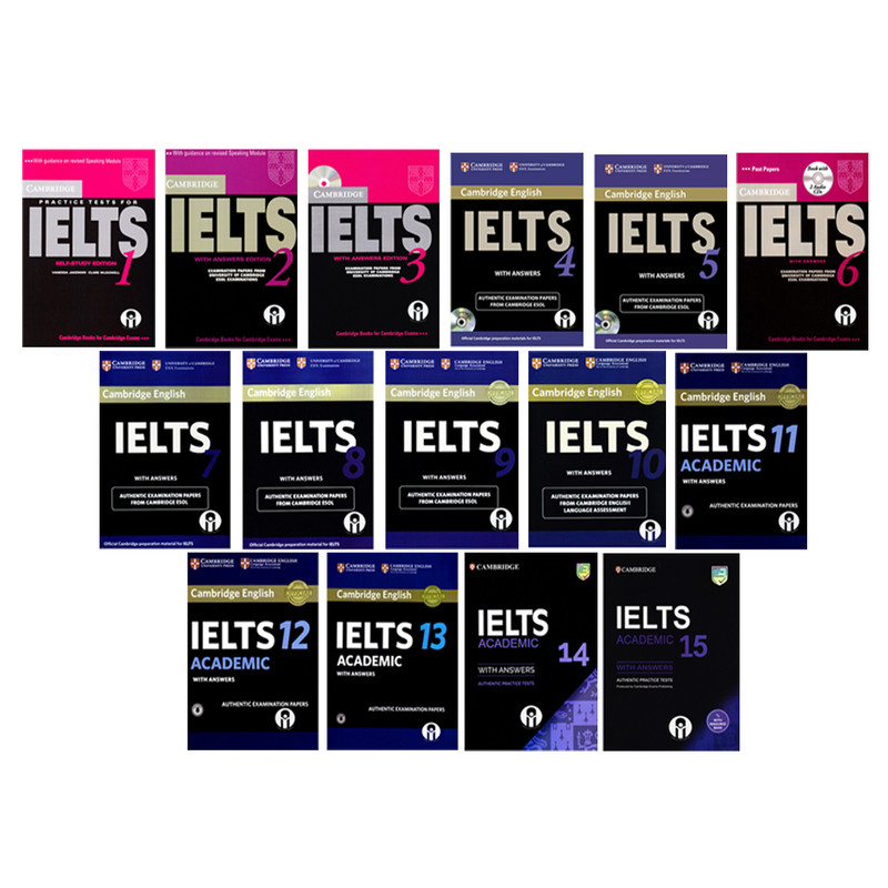 کتاب IELTS Academic Cambridge اثر جمعی از نویسندگان انتشارات الوندپویان پانزده جلدی