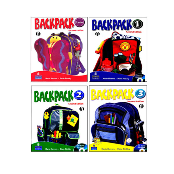 کتاب Backpack Second Edition اثر Marrio Herrera And Diane Pinkley انتشارات الوندپویان چهار جلدی