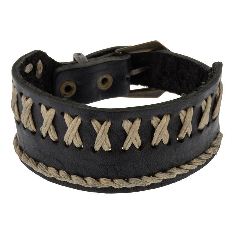 دستبند مردانه مدل Deri 1036