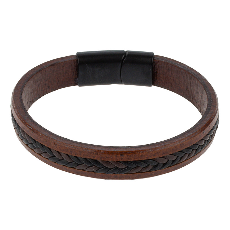 دستبند مردانه مدل Deri 1033