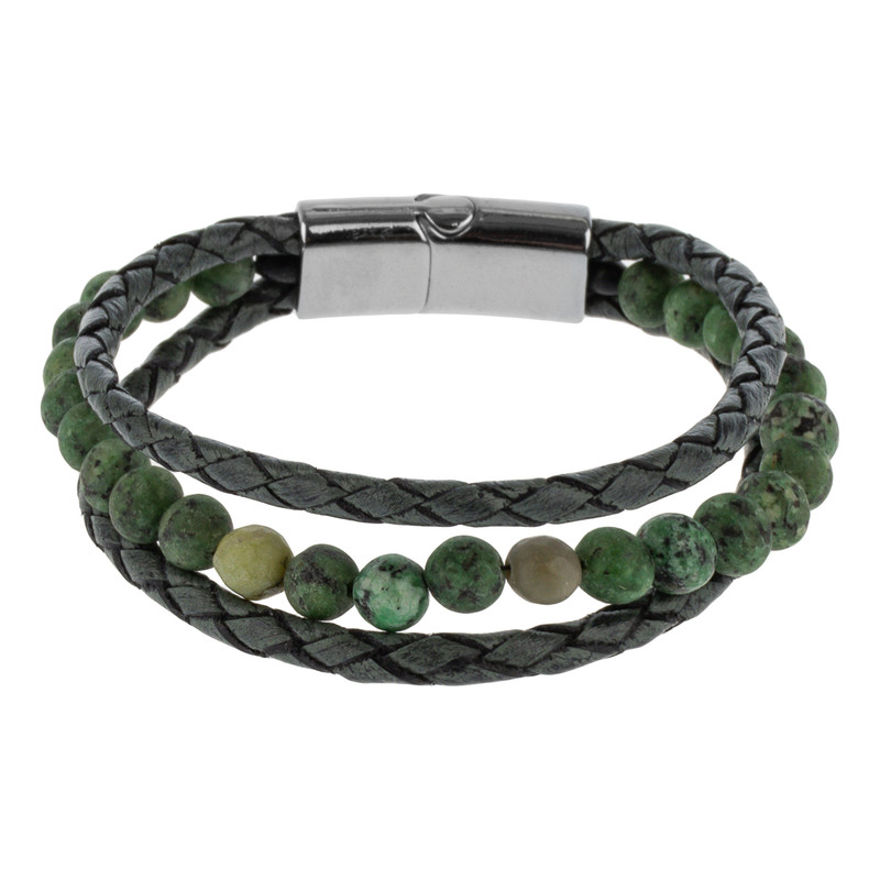 دستبند مردانه مدل Deri 1028