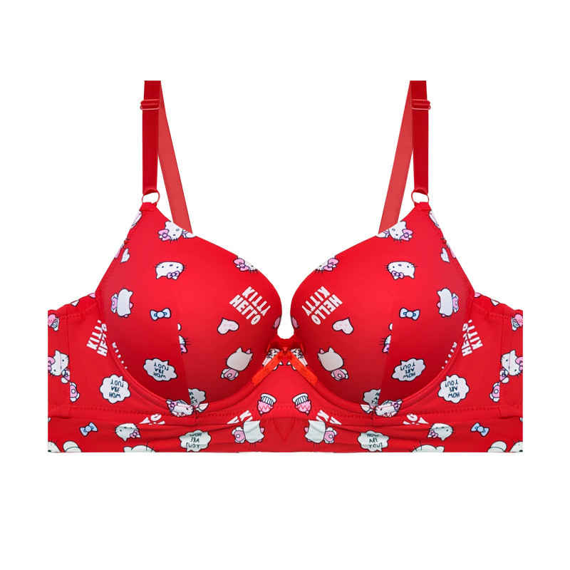 سوتین زنانه مدل پوش آپ طرح کیتی کد 88882s