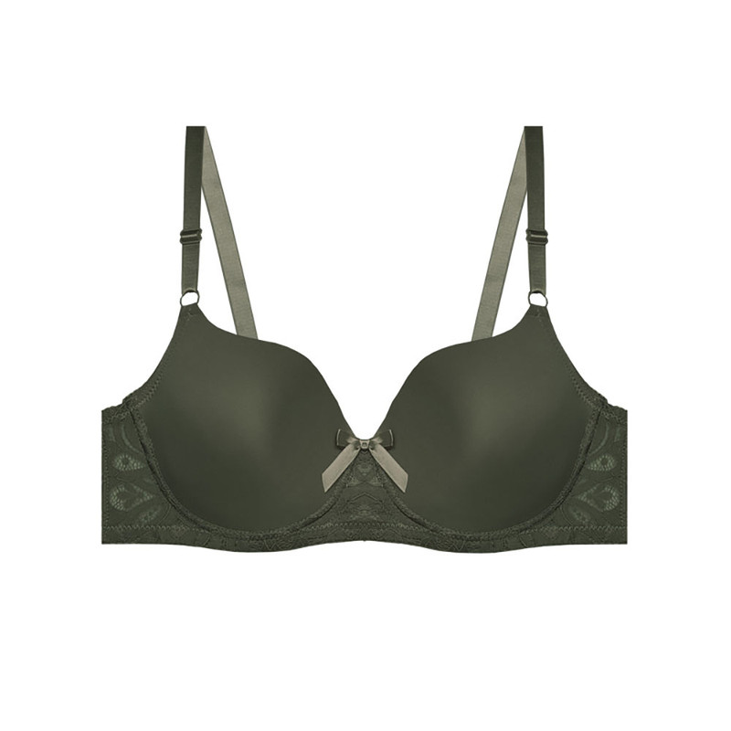 سوتین زنانه مدل اسفنجی طرح گیپور کد 66924s