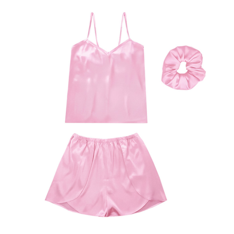 لباس خواب زنانه آنی لوکس مدل ریتا کد 66804 به همراه اسکرانچی مو