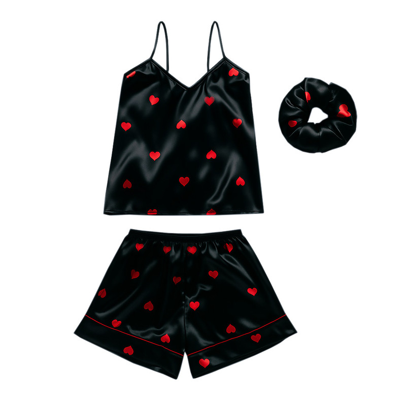 لباس خواب زنانه آنی لوکس مدل رزالین کد 666025L به همراه اسکرانچی مو