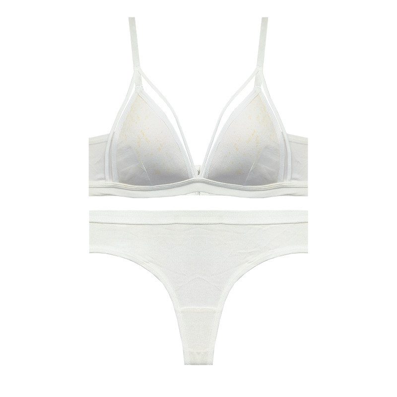 ست شورت و سوتین زنانه آنی لوکس مدل هارنس دار بدون فنر کد 31334