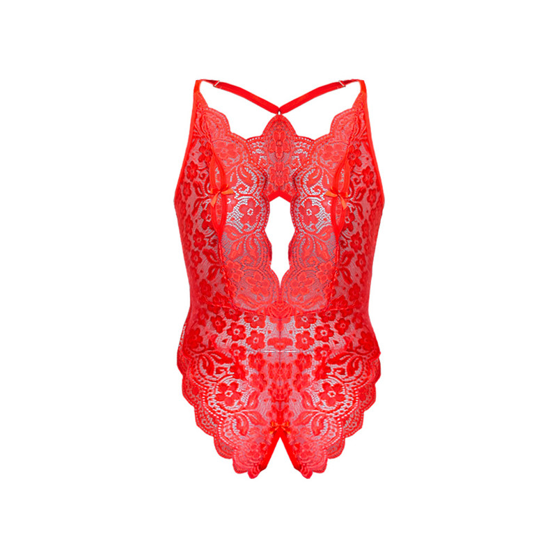 لباس خواب زنانه آنی لوکس مدل دانتل فاق باز کد 2563