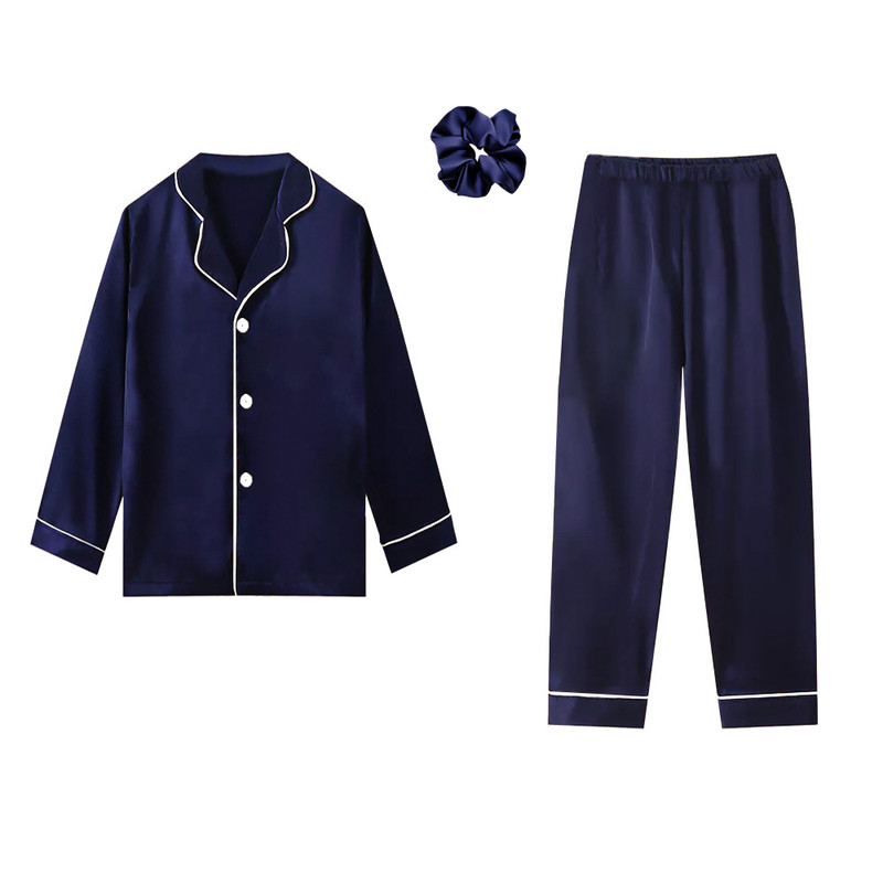 لباس خواب زنانه آنی لوکس مدل 66903L به همراه کش مو