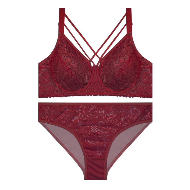 ست شورت و سوتین زنانه آنی لوکس مدل گیپور هارنس دوبل کد 19564