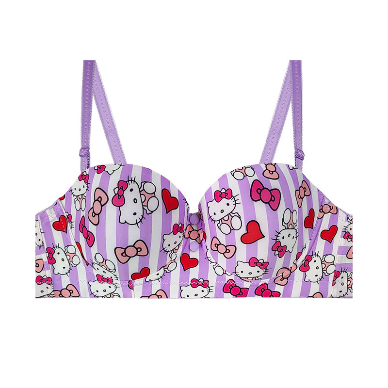 سوتین زنانه آنی لوکس مدل نیم جک طرح کیتی کد 00013s