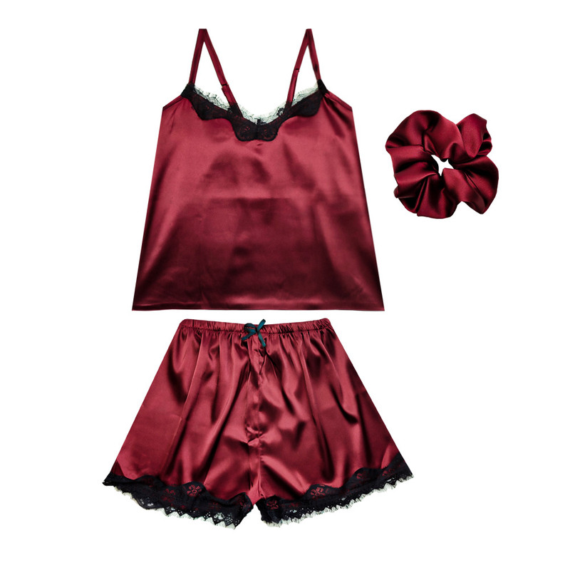 لباس خواب زنانه آنی لوکس مدل الیزابت کد 666010L به همراه اسکرانچی