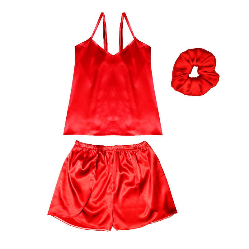 لباس خواب زنانه آنی لوکس مدل شاین کد 66801L به همراه اسکرانچی