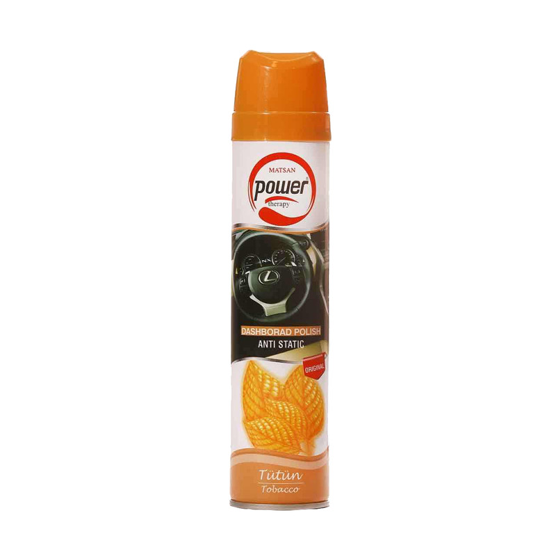 اسپری پولیش داشبورد پاور مدل tabacco حجم 300 میلی لیتر