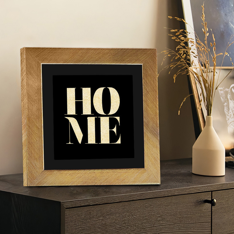 تابلو بکلیت طرح دکوری  HOME مدل T-77