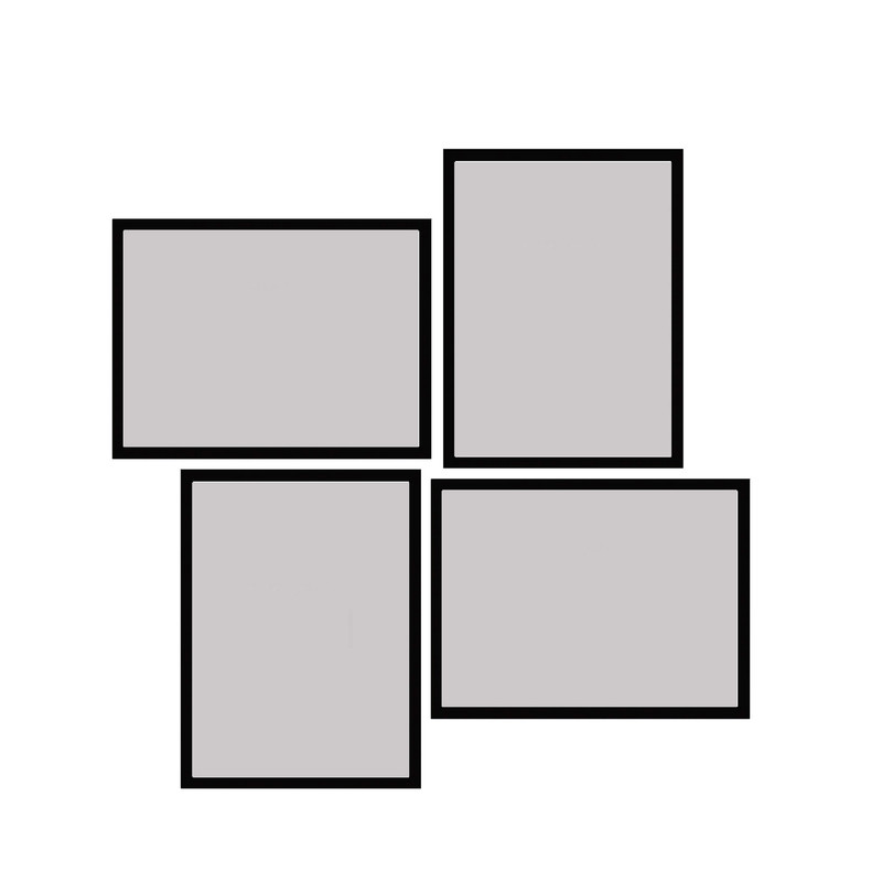 قاب عکس بکلیت مدل 215-105 مجموعه 4 عددی