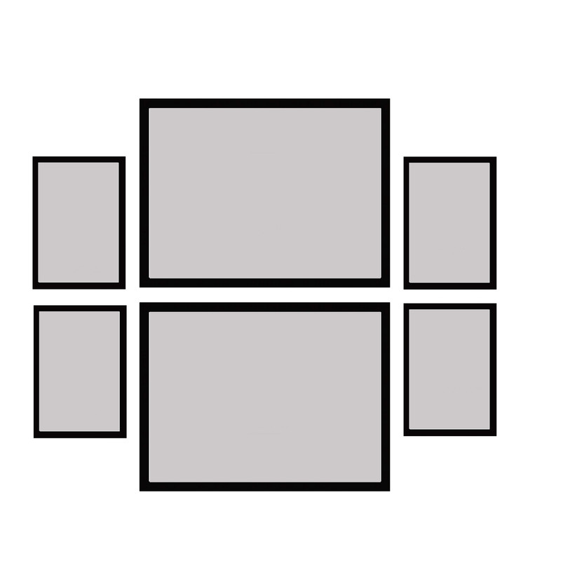 قاب عکس بکلیت مدل 215-41 مجموعه 6 عددی