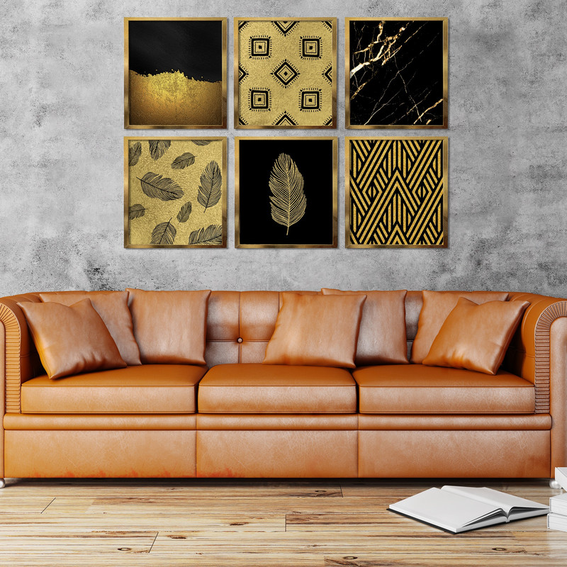 تابلو بکلیت مدل تابلو مدرن کد407 مجموعه 6 عددی