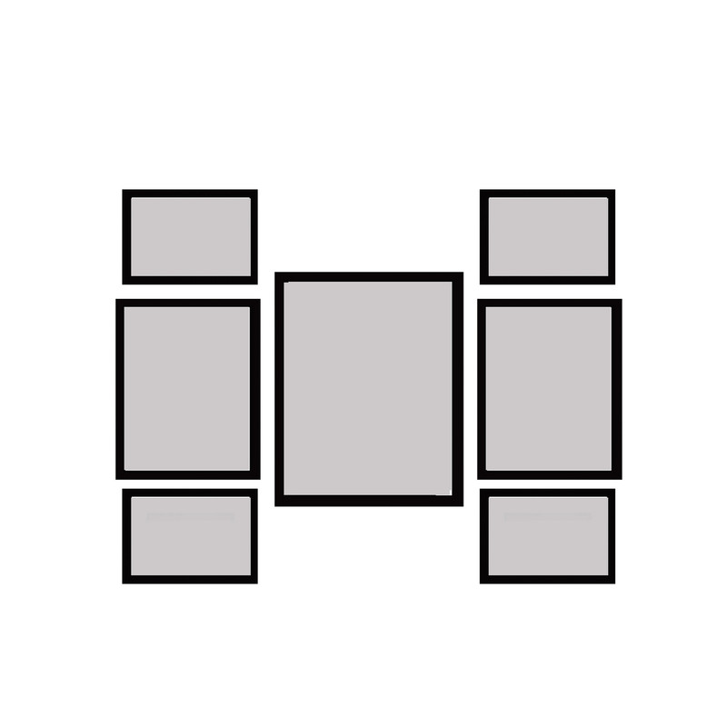 قاب عکس بکلیت مدل 215-10 مجموعه 7 عددی