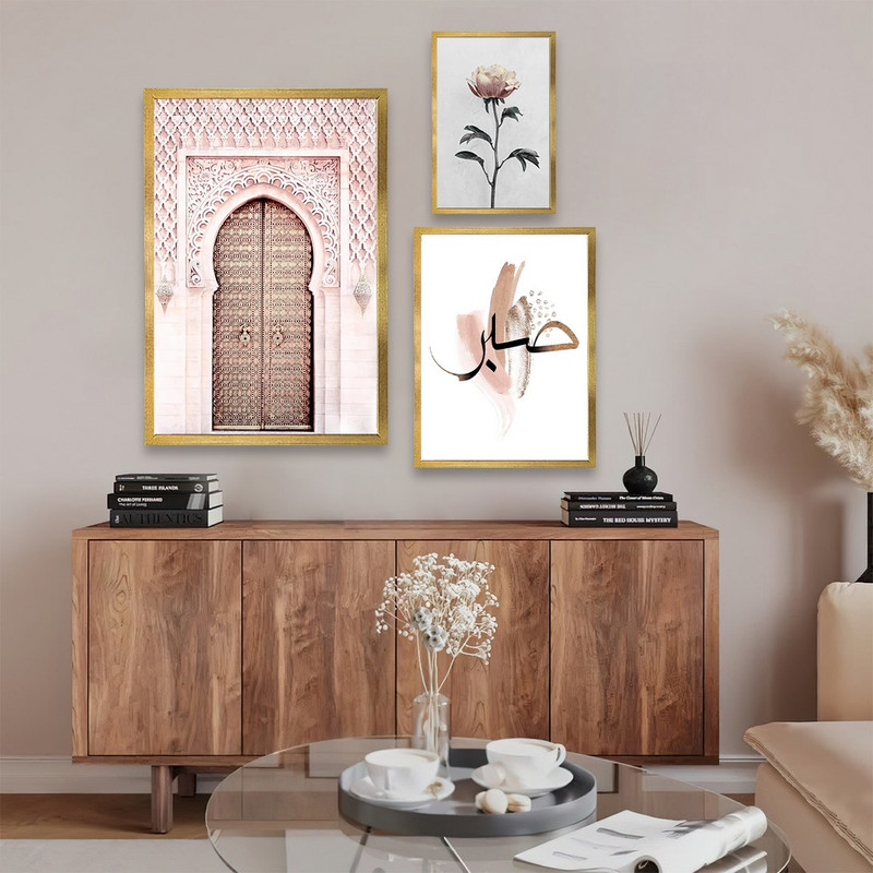 تابلو بکلیت طرح صبر مدل T-826 مجموعه 3 عددی